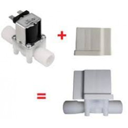 VALVULA SOLENOIDE 12V - 1/2'' C/ TAMPA