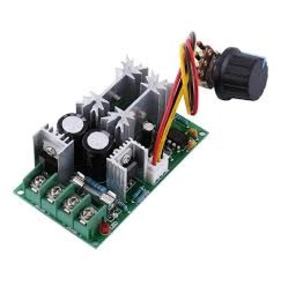 CONTROLADOR PWM 10-60V 20A C/ POTENCIÔMETRO