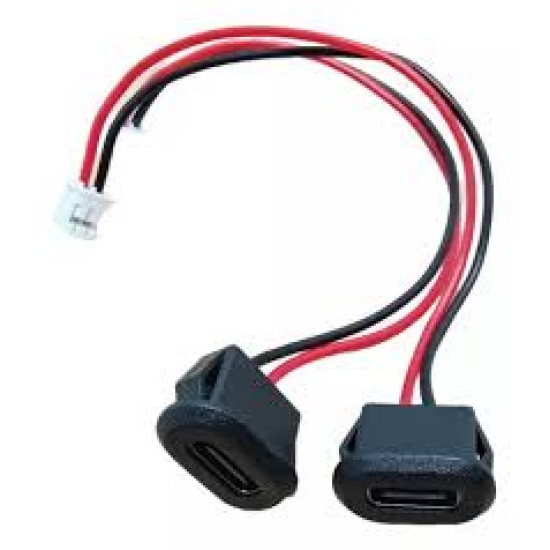 CONECTOR TIPO C FEMEA CABO