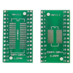 ADAPTADOR SSOP-4 - SOP-4 ATÉ SOP-28 - SSOP-28 PARA DIP-28