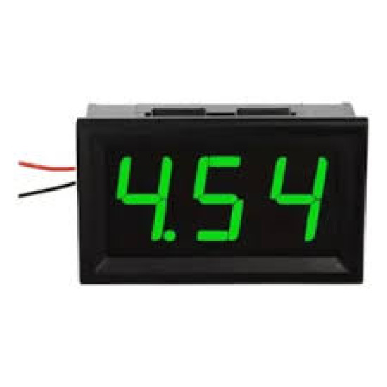 VOLTIMETRO DIGITAL VERDE 0.36"
